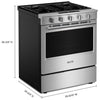 Maytag 30-Inch Slide-In Gas Range with 5.0 Cu. Ft. Capacity - MSGS7030SZ