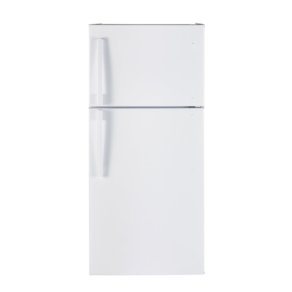 GE APPLIANCES 29.5 INCH 18 CU. FT TOP MOUNT REFRIGERATOR IN WHITE - MTE18HTKRWW