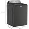 Maytag 4.8 Cu. Ft. Top Load Impeller Washer with Extra Power and Pet Pro Option - MTW5600RU