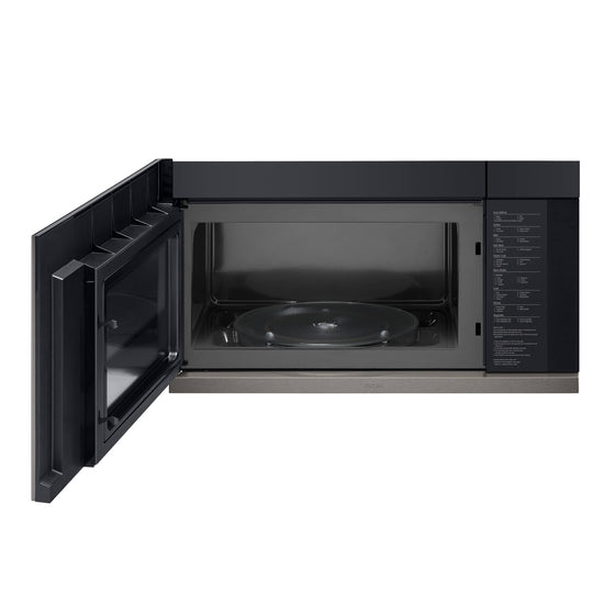 LG 2.1 cu ft Over-the-Range Microwave, PrintProof Black Stainless - MVEL2137D