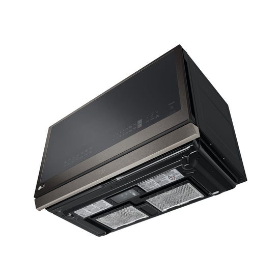 LG 2.1 cu ft Over-the-Range Microwave, PrintProof Black Stainless - MVEL2137D