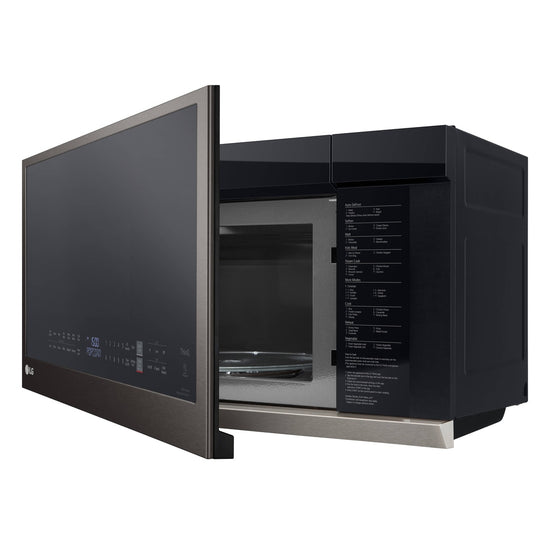 LG 2.1 cu ft Over-the-Range Microwave, PrintProof Black Stainless - MVEL2137D
