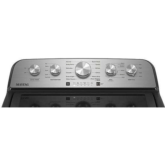 Maytag 27 Inch Top Load Washer with Built-In Water Faucet - MVW5430PBK (Ships in 7-10 Days)