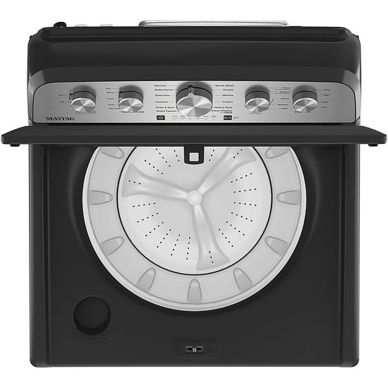 Maytag 27 Inch Top Load Washer with Built-In Water Faucet - MVW5430PBK (Ships in 7-10 Days)