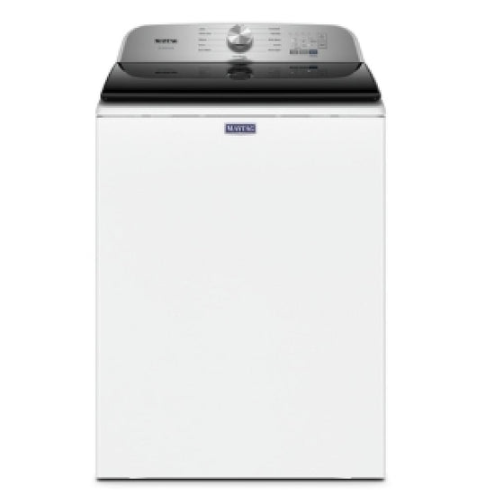 Maytag 5.4 Cu. Ft. Top Load Washer with Pet Pro System, White - MVW6500MW
