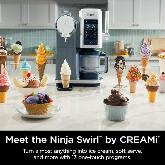 Ninja CREAMi Swirl Ice Cream and Soft Serve Maker - NC701C