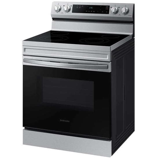 Samsung 30 Inch Freestanding Electric Range, Stainless Steel - NE63A6111SS