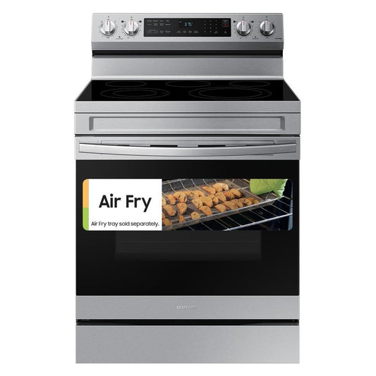 Samsung 30 Inch Freestanding Electric Range with Convection & Air Fry - NE63A6511SS