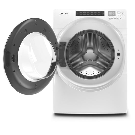 Amana 27 Inch Front-Load Washer, 4.3 cu. ft., White - NFW5800HW
