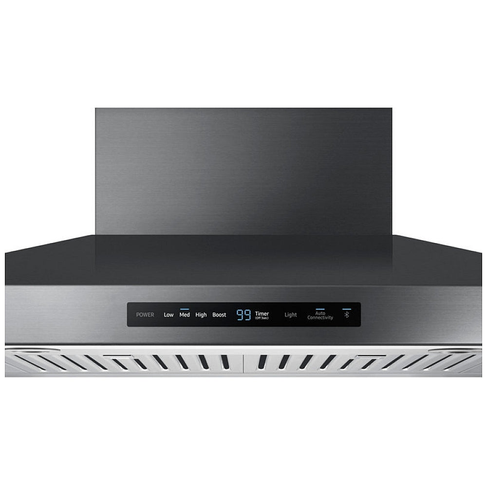 Samsung 30 Inch 600 CFM Wall Mount and Chimney Range Vent in Black Stainless - NK30K7000WG