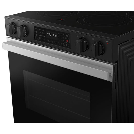 Samsung 30" Slide-In Electric Range with Fan Convection, 6.3 cu. ft. - NSE6DG8310SRAC