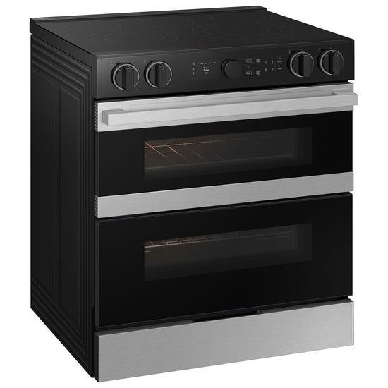 Samsung 30 Inch Double Oven Slide-In Electric Air Fry Range - NSE6DG8550SRAC