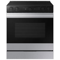 Samsung 30 Inch Slide-In Electric Range with True Convection, 6.3 cu. ft. - NSE6DG8700SRAC
