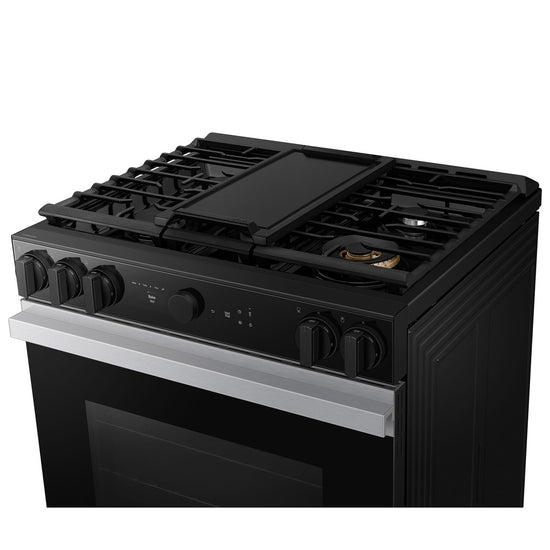 Samsung 30 Inch Slide-In Gas Range with True Convection, 6.0 cu. ft. - NSG6DG8500SRAA