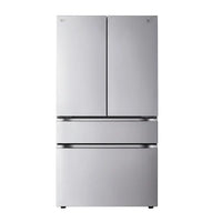 LG 30 cu. ft. Standard Depth French Door Refrigerator with Internal Water Dispenser, PrintProof Stainless Steel - LF30S8210S