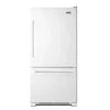 Maytag 30 Inch Bottom Freezer Refrigerator with 18.6 Cu. Ft. Capacity, White - MBB1957FEW