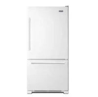 Maytag 30 Inch Bottom Freezer Refrigerator with 18.6 Cu. Ft. Capacity, White - MBB1957FEW
