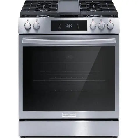 Frigidaire Gallery 30 Inch Slide-In Gas Range with Air Fry - GCFG3060BF