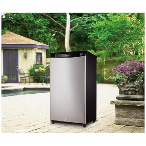 Danby 3.3 Cu. Ft. Outdoor Fridge, Stainless Steel - DAR033A1BSLDBO