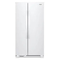 Whirlpool 25 cu. ft. Side-by-Side Refrigerator, White - WRS315SNHW