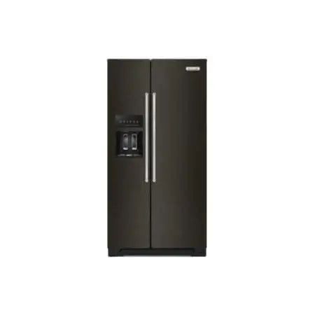 KitchenAid 22.6 cu ft Counter-Depth Side-by-Side Refrigerator - KRSC703HBS