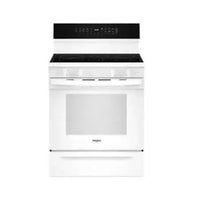 Whirlpool Smart Electric Range with WipeClean Coating Top, White - YWFES7530RW