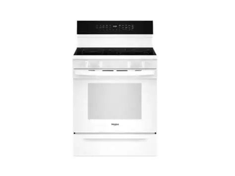 Whirlpool 30 Inch Freestanding Electric Smart Range, White - WFES7530RW