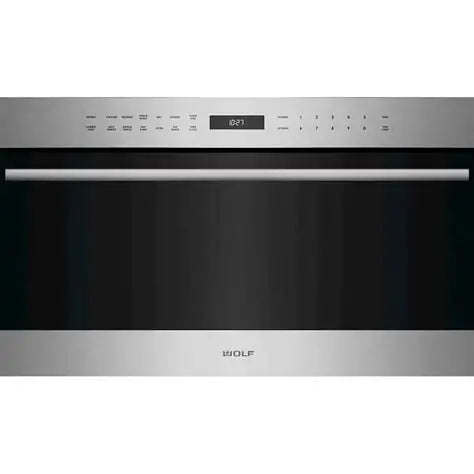 Wolf 30 Inch Built-In Microwave Drawer, Stainless Steel/Black - MDD30TE/S/TH