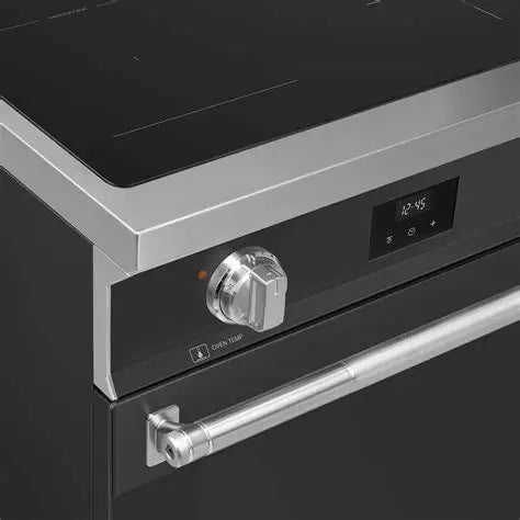 Smeg 30 Inch Dual Fuel Range, Portofino Anthracite - CPF30UGMAN