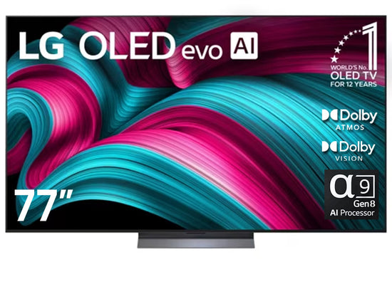 LG 77 Inch OLED evo AI C5 4K Smart TV - OLED77C5PUA