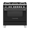 Fisher & Paykel 36 Inch Classic Dual Fuel Range, Black - OR36SCG6B1