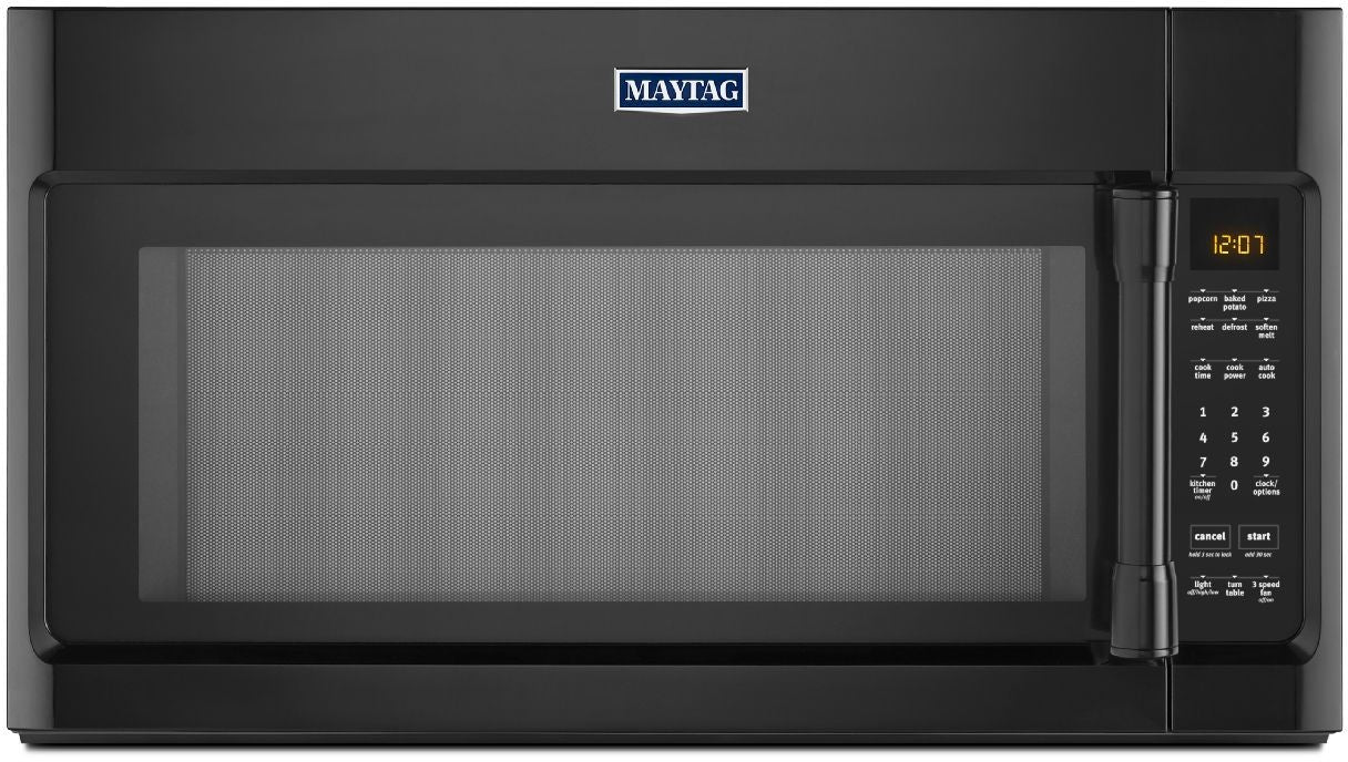 2.0 cu. ft. Over-the-Range Microwave Oven with 1000 Watts - Black