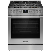 Frigidaire Professional 30 Inch Slide-In Gas Range with Air Fry, Smudge-Proof Stainless Steel - PCFG3080AF