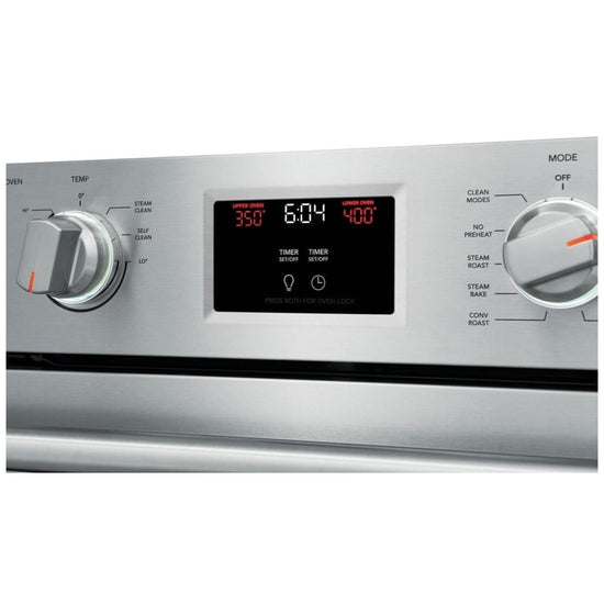 Frigidaire 30 Inch Double Wall Oven, Stainless Steel - PCWD3080AF
