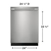 Frigidaire Professional 24 Inch Built-In Dishwasher - PDSH4816BF