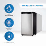 Danby 3.3 Cu. Ft. Outdoor Fridge, Stainless Steel - DAR033A1BSLDBO
