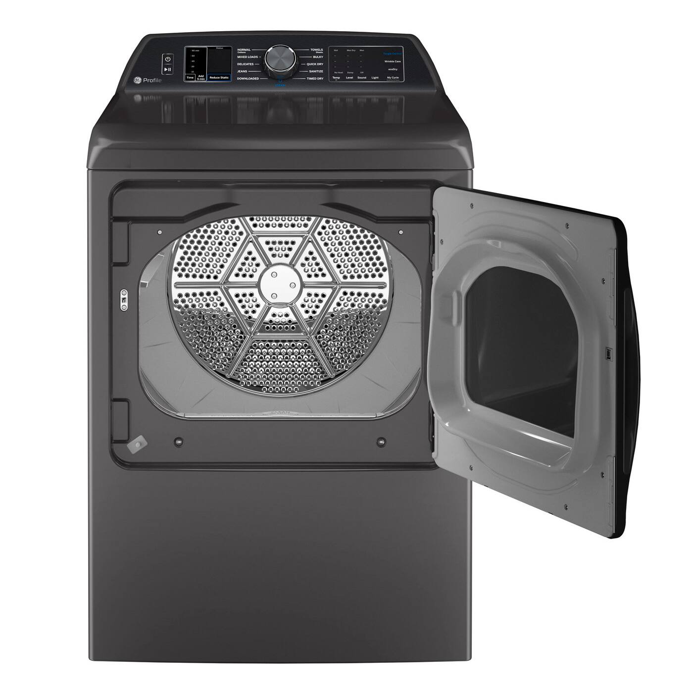 GE PROFILE 27 IN. 7.4 CU. FT. DIAMOND GREY SMART ELECTRIC DRYER - PTD70EBMTDG