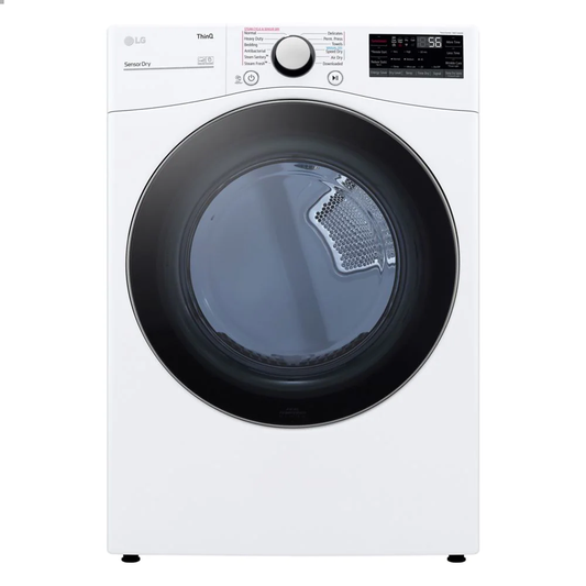 7.4 CU. FT. SMART ELECTRIC DRYER WITH AI AND WI-FI IN WHITE, STACKABLE - DLEX3850W