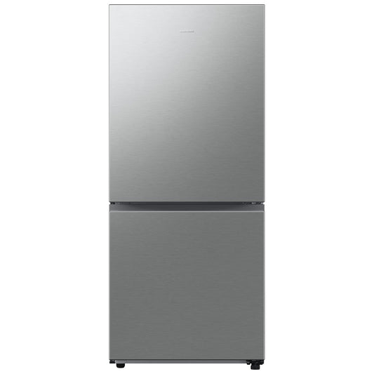 Samsung 30 Inch Counter-Depth Bottom-Freezer Refrigerator, Stainless-Look - RB16DG6000SLAA