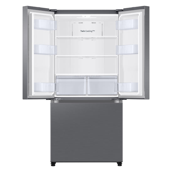 Samsung 33 Inch Counter Depth French Door Refrigerator with 17.5 cu. ft. Capacity, Stainless Steel - RF18A5101S9/AA