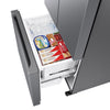 Samsung 33 Inch Counter Depth French Door Refrigerator with 17.5 cu. ft. Capacity, Stainless Steel - RF18A5101S9/AA