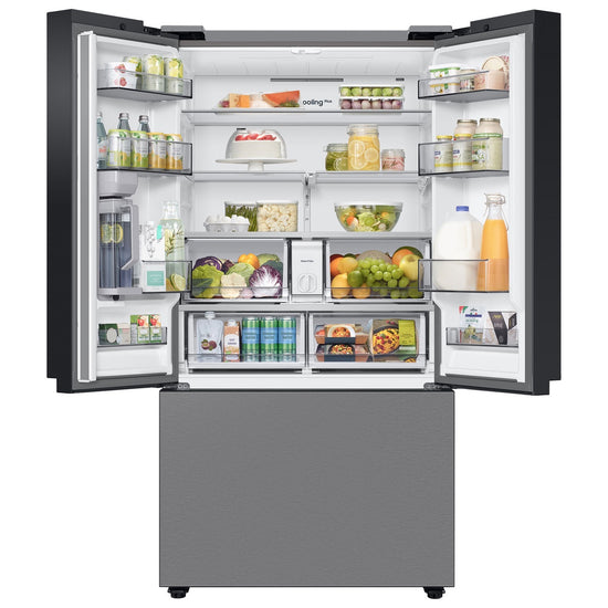 Samsung 36 Inch 3-Door French Door Refrigerator, 30.1 Cu. Ft. - RF30BB6200QLAA