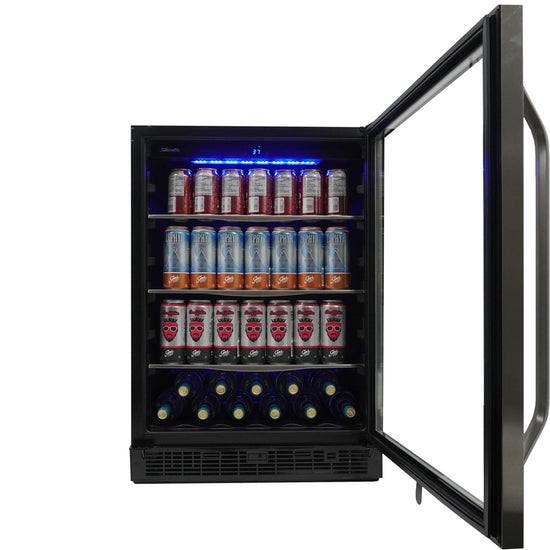 Silhouette 24 Inch Under-Counter Beverage Center - SBC057D1BSS-RF