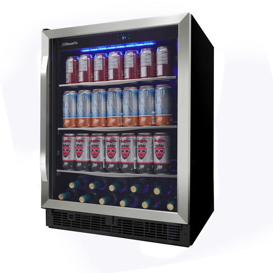 Silhouette 24 Inch Under-Counter Beverage Center - SBC057D1BSS-RF