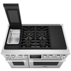 Signature Kitchen Suite 48 Inch Dual Fuel Range (Gas and Induction), Stainless Steel - SKSDR480SIS
