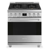 Smeg 30 Inch Freestanding Dual Fuel Range - SPR30UGMX