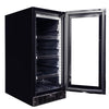 Silhouette 15 Inch Under Counter Beverage Center - SPRBC031D1SS-RF