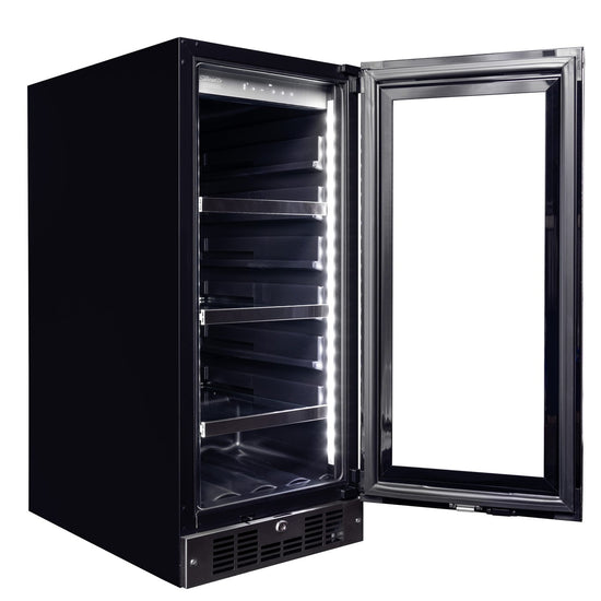 Silhouette 15 Inch Under Counter Beverage Center - SPRBC031D1SS-RF