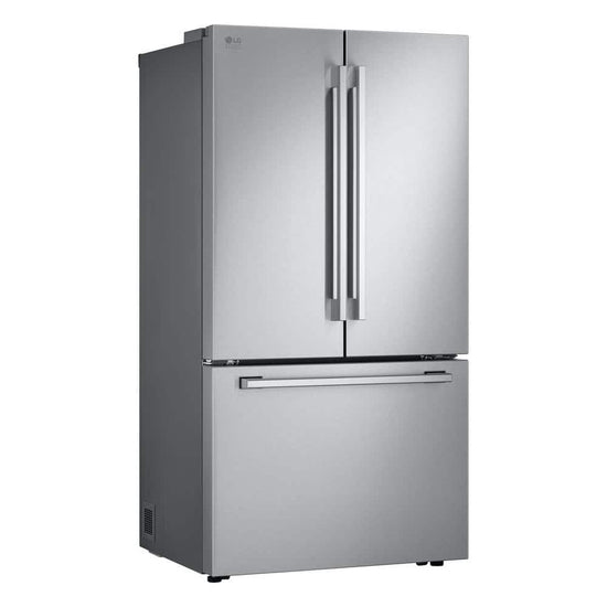 LG STUDIO 27 cu. ft. Counter Depth 3-Door French Door Refrigerator, PrintProof Stainless Steel - SRFB27S3