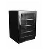 Silhouette 24 Inch Single Zone Beverage Center with 5.6 Cu. Ft. Capacity, Black Stainless Steel - SSBC056D3B-RF